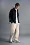 Basic men's pants - beige - 2
