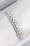 Brass Zircon Stone Watercourse Model Silver Color Women's Bracelet