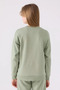 5-16 Years Old Girl's Sweat -Tea Green- - 4