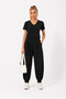 Women's Lycra Modal Shalwar Set, Comfortable Cut, Two-Piece Top and Bottom Set, Summer Loose Casual Combination - 3