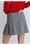 Pleated Gray Skirt 1310622-88468 - 8