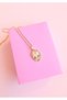 Enamel Necklace - Steel Enamel Necklace - Pearl Enamel Necklace - 4