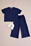 Basic Short Sleeve Modal Girls' 2-Piece Set - 3