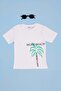 تي شيرت للأولاد مطبوع عليه More Beach