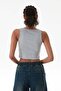 Basic Ribbed Halter Neck Modal Body - 5