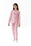 Love Printed Girl's Pajama Set