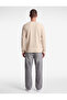 Cotton Long Sleeve Pique Fabric Buttoned Henley Collar Sweatshirt - 3