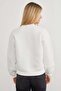 3 Thread Teddy Bear Embroidered Crew Neck Sweatshirt - 7