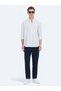 Blue Striped Regular Fit Long Woven Casual 100% Cotton Shirt - 2