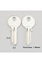 5pcs/lot Household Blank Key Blanks UL052 FOR S Slot Blank Key - 6