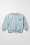 Children's Cotton Colorful Printed Oversized 2 Thread Sweatshirt