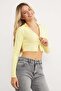 Polo Neck Zippered Crop Bodysuit - 2