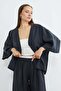 Single Button TENCEL™ Fabric Oversized Jacket - 6