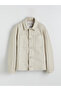Lcw Vision Beige Regular Fit Long Sleeve Velvet Men's Shirt Jacket - 6