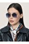 Unisex Round Sunglasses Grey Frame Gradient Glass Uv Protection Paskov C4 - 2