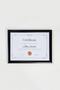 Classic A4 Frame Black 21x30 With Pvc Glass For Certificate Diploma Document Photo