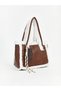 Trendlucky Leather Look Girl's Shoulder Bag with Plush Detail and Contrast - 2