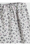 Nevavm Patterned Girl's Pants with Elastic Waist - 2