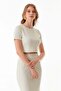 Basic Modal 2 Piece Crop Skirt Set - 5