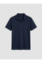 Nevavm Men's Textured Polo Collar T-Shirt with a Difference - 4