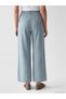 Alita City High Waist Wideleg Women's Jean Pants with a Difference in Color - 4