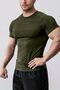 Men's Compression Sports Moisture-Wicking Quick-Drying Colorfast Athletic Fitness T-Shirt - 2