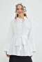 Fullamodest Belted Half-Buttoned Tunic - 4