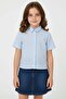 Striped Buttoned Girls' Shirt - 2