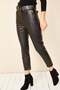 Leather Carrot Pants - 6