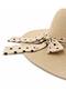 Wide Brim Summer Straw Hat with Polka Dot Ribbon Detail - 3