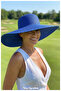 Bring the Energy of Summer to Your Style! Eye-Catching 45 cm Wide-Diameter Straw Hat (Inner Tapering String Available)