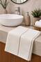 Esila Series Ecru Color Hand Towel (50 X 90) Premium Soft Textured 100% Organic Cotton