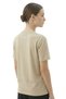 Stone Color Regular Fit 100% cotton Crew Neck Women's T-shirt - 4