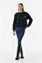 Butterfly Printed Oversize Sweatshirt - 2