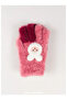 95% Acrylic 5% Elastane, Girls' Soft Gloves (Age 4-8) - 2