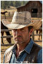 Plain and Checkered Cowboy Hat, for Women and Men (56-59 cm) - 3