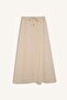 A-Line Linen Beige Maxi Skirt I2717Ax26Hs - 5
