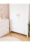 Two Holes Pink Flower Handle 6.4-9.6-12.8 cm Children's Room Handles Cabinet Furniture Handle - 5