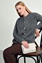 Women's Soft Plush Look Beard Knitwear Cardigan Jacket - 5