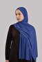 Indigo Plain Classic Shawl Viscose Fabric Lycra Combed Cotton 202101_34