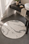 Marmera Round Bath Mat 70X70 Dark Gray