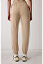 Beige High Waist Dkiş Detailed Patrizia Sweatpants - Saude Collection - 6