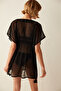 Black Basic Kaftan - 4