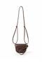 Adjustable Knot Detailed Strap Women's Crossbody Brown Bag