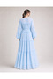 Layered Ruffle Detailed Long Hijab Dress - 4