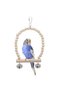 Trendme Uniq Bird Toys Wooden Bird Swing with Bell - 2