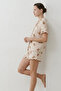 Women's Relaxed Elastic Snow White Pajama Set - 4