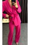 Belted Jacket Trouser Suit - 4