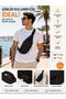 Unisex Black Men's Women's Daily Sports Sling Bag - 6