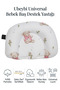 100% Cotton Anti-Sweat Baby Head Support Pillow Universal Stroller Baby Carriage and Car Seat Travel Pillow Oeko-Tex ®   Certified - 3